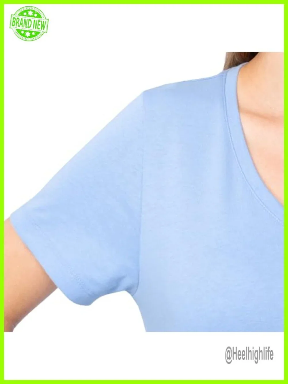 Fruit of the Loom Women's Short Sleeve V-Neck T-Shirt 2 Pack